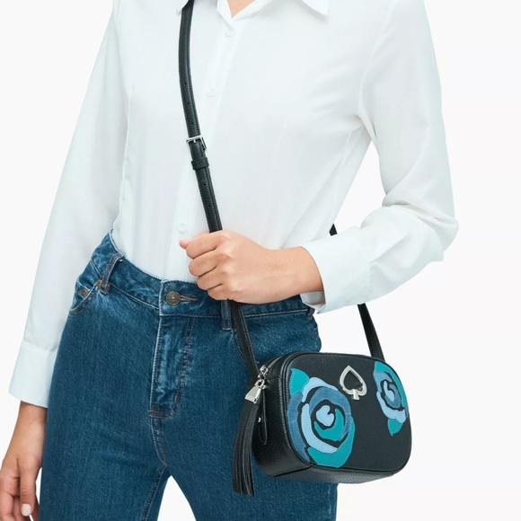 Kate Spade ♠️ Floral Camera Bag Crossbody - Picture 5 of 7